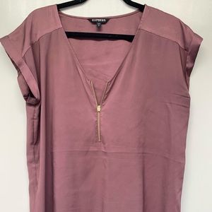 EXPRESS Zip Blouse
